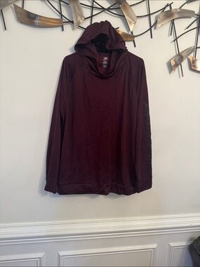 Pro Player Men's Zip-Up Hoodie - Burgundy
